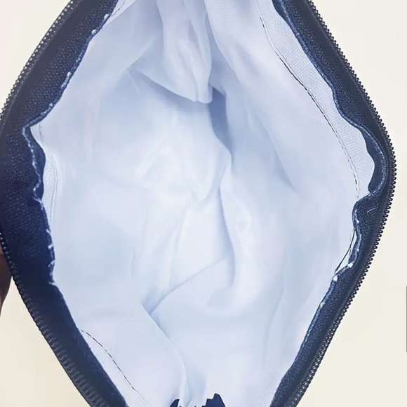 Black and White Celestial Crossbody Bag - Picture 6 of 6